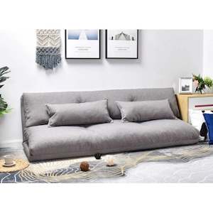 Urbana Japanese Futon Lounge 3-Seater Sofa Bed, Grey
