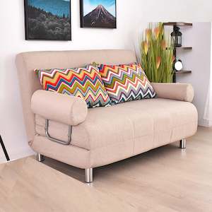 Urbana: Urbana Flip-n-Sleep 2-Seater Sofa Bed, 150cm, Ivory