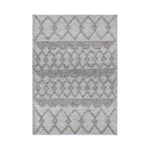Wild Yarn Dream Wool and Cotton Rug, Steel, 240x330cm