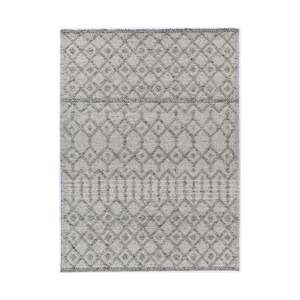 Wild Yarn: Wild Yarn Dream Tribal Classic Wool And Cotton Rug, Storm