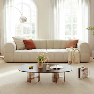 Sofas: Linspire Yeliz Leathaire 4-Seater Sofa