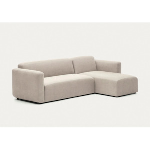 Modular Sofas: Kave Home Neom 3-Seat Modular Sofa with Chaise, Beige