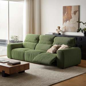 Linspire Vivid Electric 4-Seater Recliner Sofa, Green