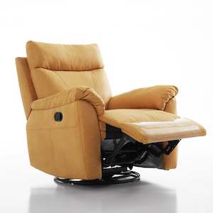 Recliner Chairs: Linspire Riddle Recliner Chair, Sunrise Orange