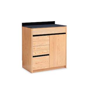 Kitchen And Dining Room: Solidwood Hemura Sideboard with Drawers & Cabinet