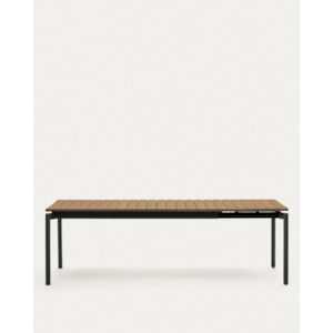 Kave Home Canyelles Extendable Dining Table, 180cm, Black