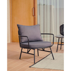 Outdoor Furniture: Kave Home Bramant Armchair, Black