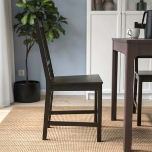 IKEA STEFAN Chair, Black-Brown