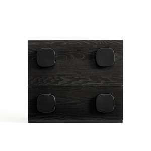 Linspire Mosaic Bedside Table, Black