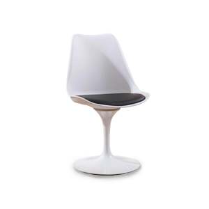 MODE Eero Saarinen Tulip Chair Replica, Black & White
