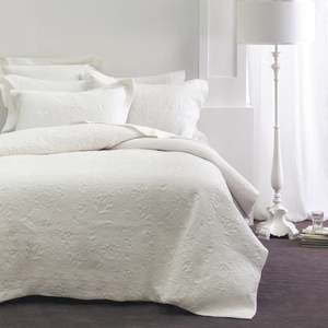 Savona Chantel Bedspread, White