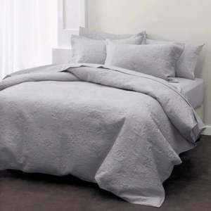 Savona Chantel Bedspread, Grey