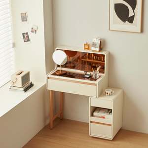 Linspire Evoke Extendable Dressing Table with Pull-Out Desktop
