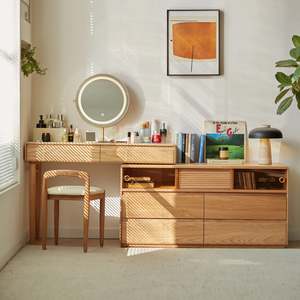 Linspire Oaklyn Adjustable Dressing Table and Stool Set