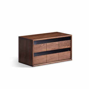 Solidwood: Solidwood Luxembourg 2-Drawer Module, American Black Walnut