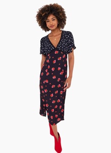 Products: Joe Brown Louisa Spots And Floral Midi Dress