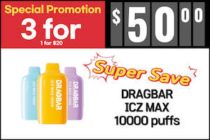 DRAGBAR ICZ MAX POD 10000 Puffs