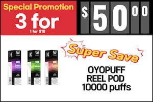 Prefilled Pods: OYOPUFF Reel Pod 10000