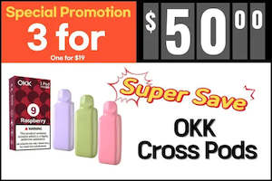 OKK Cross Prefilled Flavour Pod (5000 Puffs)