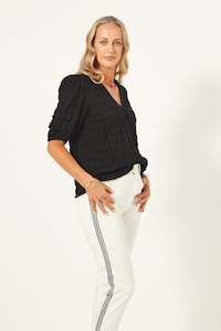 Denim: Terissa Jean | White | Lemontree