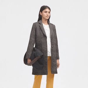 Nice Things: Micro Cord Flared Trousers | Ochre | Nice Things