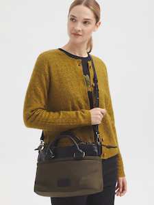 Nice Things: Quilted Tote Bag | Dark Khaki OS | Nice Things