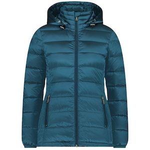 Lynnette 90/10 Packable Jacket | Empire Teal | Moke