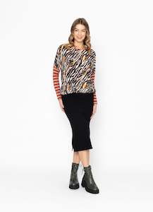 Two By Two: Briar Top | Zebra Print | Two by Two
