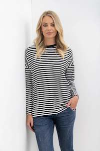 Nes: Mee L/S Tee | Stripe | Nes