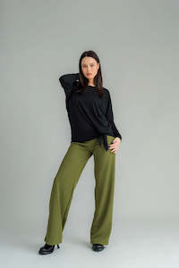 Nes: Dolly B Lounge Pant | Green Waffle | NES
