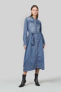 Naia Dress | Denim | Dricoper