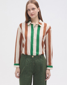 Nice Things: Stripe #93 Shirt | Multi | Nice Things