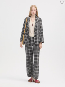 Linen Maxi Trousers | Check | Nice Things