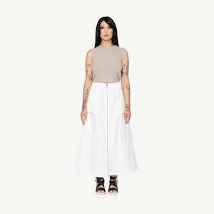 Bone Arrow: Staro Skirt | White | Bone & Arrow