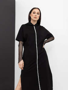 Winter Sale: Reflective Revel Dress | Black | XLab