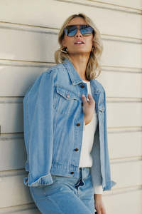 Olly Jacket | Stonewash | Homelee