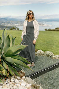 Homelee: Kendall Dress | Homelee | Graphite