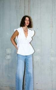 Bobbie Top | Ivory | Kinney