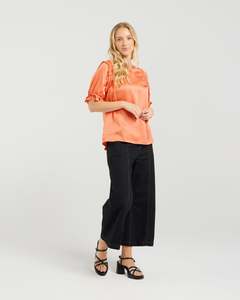 Blouses Shirts: Florence Top | Peach | Et Alia
