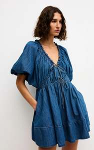 New Arrivals: Pia Dress | Denim | Kinney