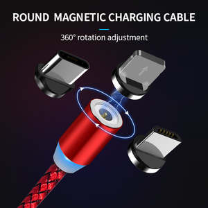 2.4A Fast 3 in 1 iPhone Galaxy Charging Cable Android Type C 360 Degree Rotation