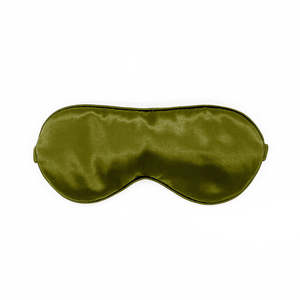 Silk Sleep Masks: Silk Sleep Eye Mask - Olive