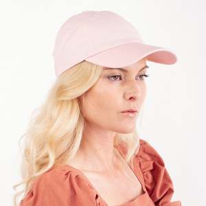Silk Lined Hats: Silk-lined Essential Baseball Cap - Pink