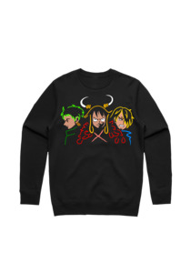 Crewnecks: MONSTER TRIO - CREWNECK