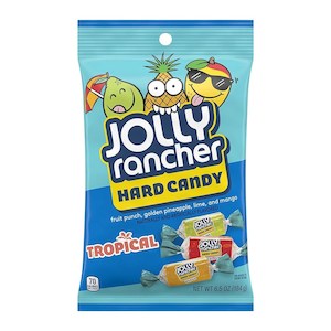 Confectionery Candy: Jolly Rancher Hard Candy Tropical Assorted 6.5oz/184g
