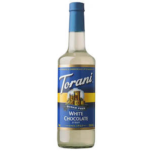Beverage Drink Mix: Torani White Chocolate Sugar Free Syrup 750ml