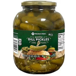 Pickles Relish: Member's Mark Petite Dill Pickles 46oz