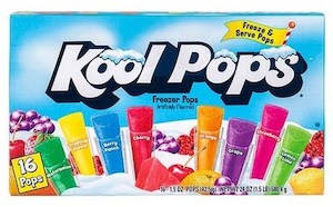 Desserts: Kool Pops Original Freezer Pops 24oz/680.4g
