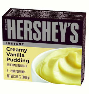 Desserts: Hersheys Instant Creamy Vanilla Pudding 3.56oz/100.8g