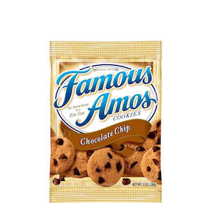 Famous Amos Bite Sized Chocolate Chip Cookies 2oz/56g (Before 10 May 2025)